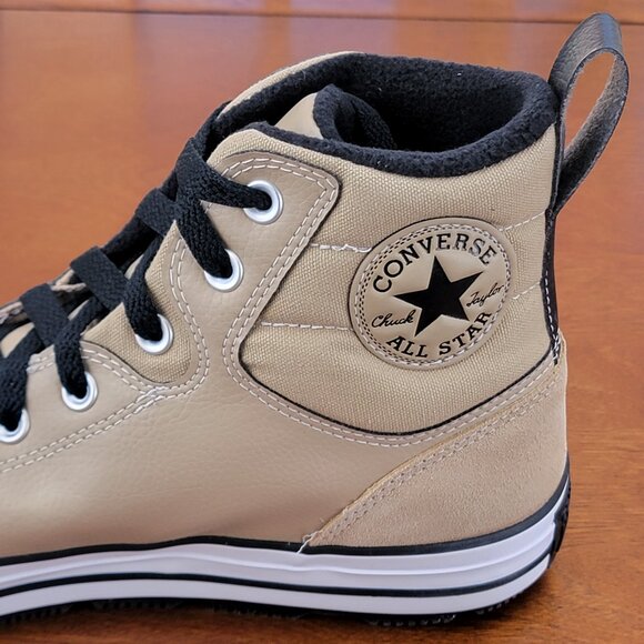 Converse Men's CTAS Berkshire Boot Hi A04475C Nomad Khaki/Black/White Size 9 - Picture 11 of 12